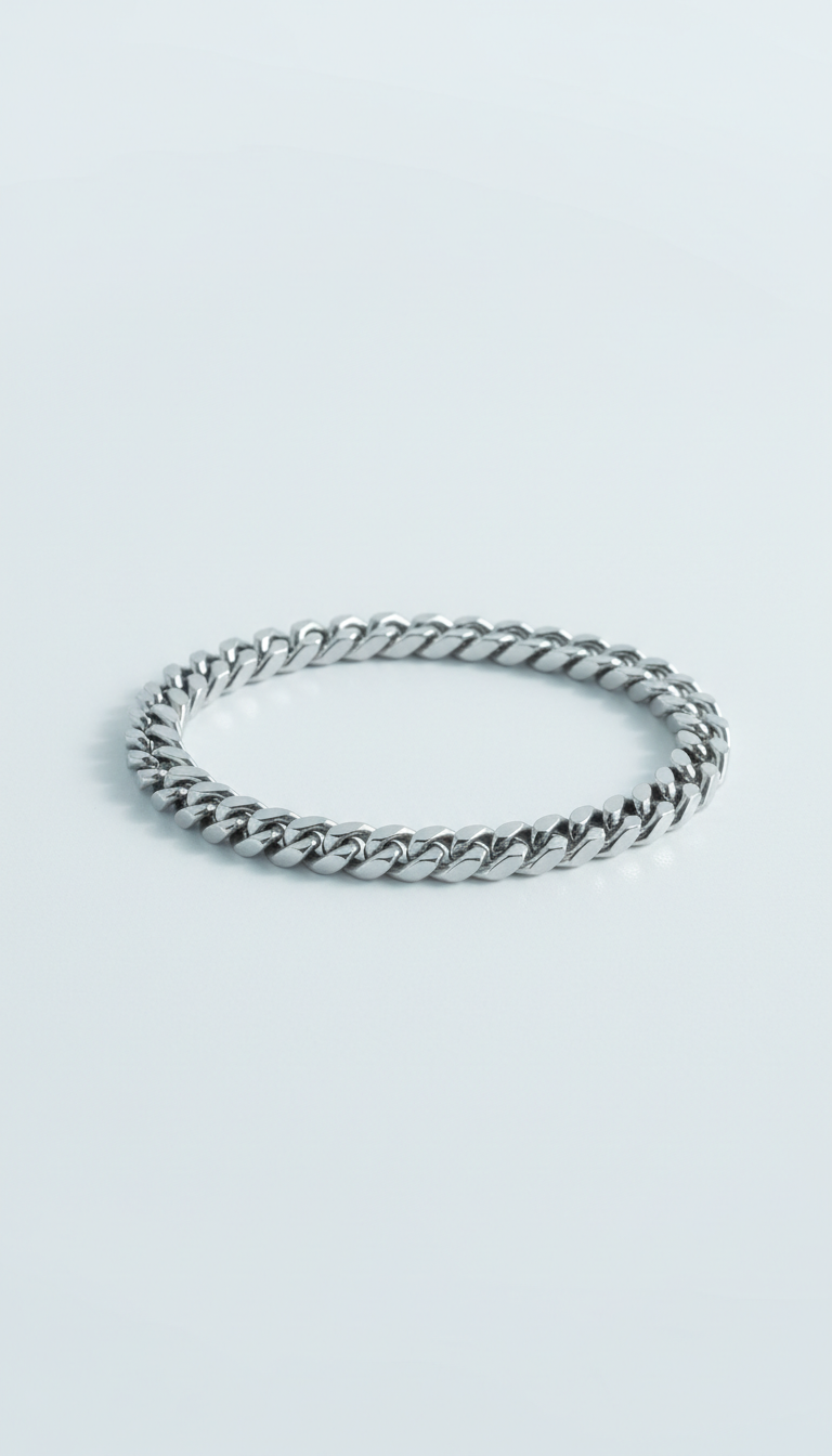 Sterling Silver Classic Curb Chain Bracelet