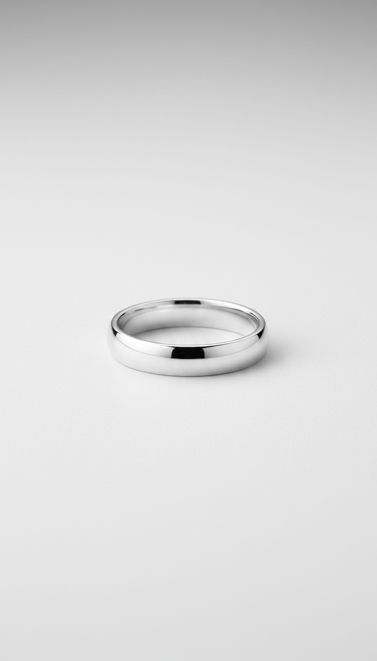 Minimalist Sterling Silver Band