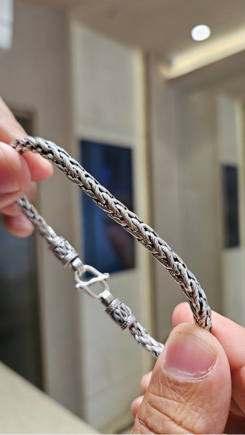 Byzantine Bracelet with Oxidized Detailing