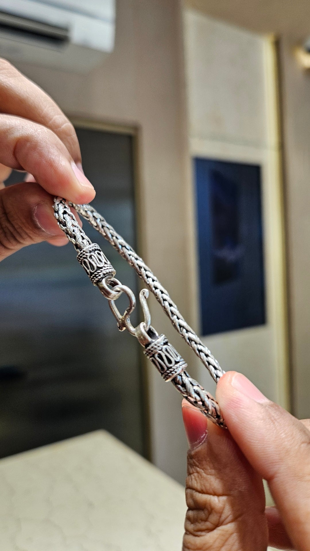 Byzantine Bracelet with Oxidized Detailing