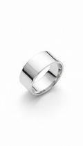 Wide band ring brushed finish