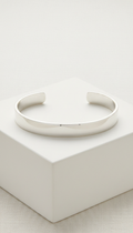Minimalist Sterling Silver Cuff Bracelet