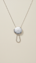 Children's sterling silver locket necklace